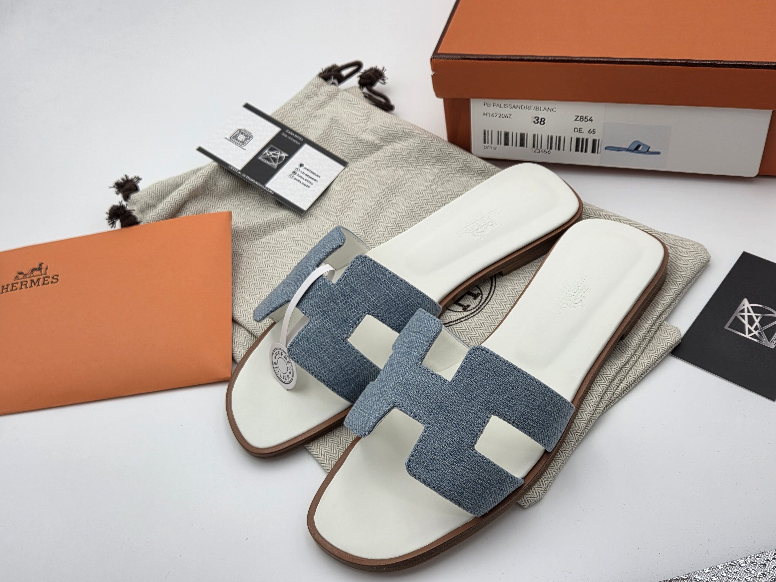 Hermes Oran denim